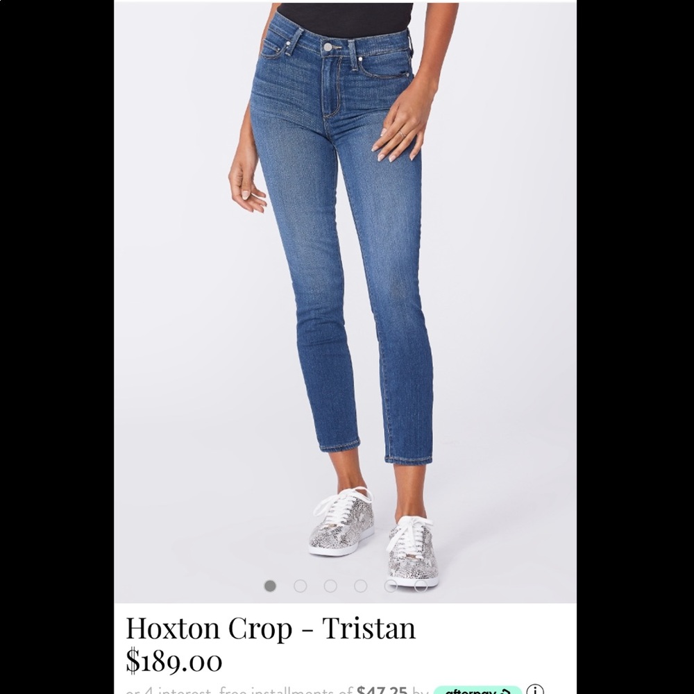 PAIGE Denim Hoxton Crop size 26